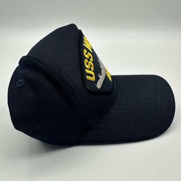 USS WISCONSIN BB-64 SHIP MILITARY HAT OFFICIAL BALL CAP U.S.A‎ MADE EAGLE CREST - Picture 7 of 10